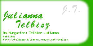 julianna telbisz business card